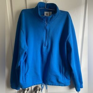 Adidas Adicolor Contempo Half-Zip Crew Sweatshirt | size Medium